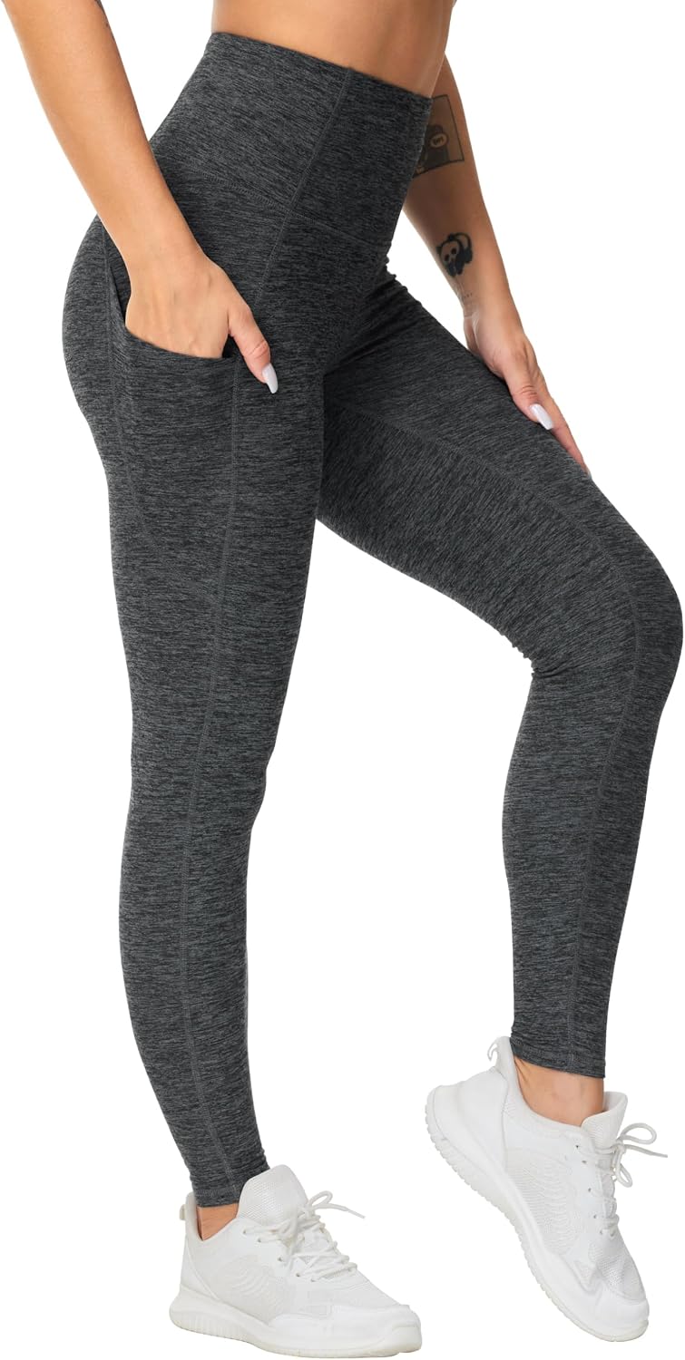 THE GYM PEOPLE Damen Yoga-Leggings mit hoher Taille und blickdichtem Stoff für das Training