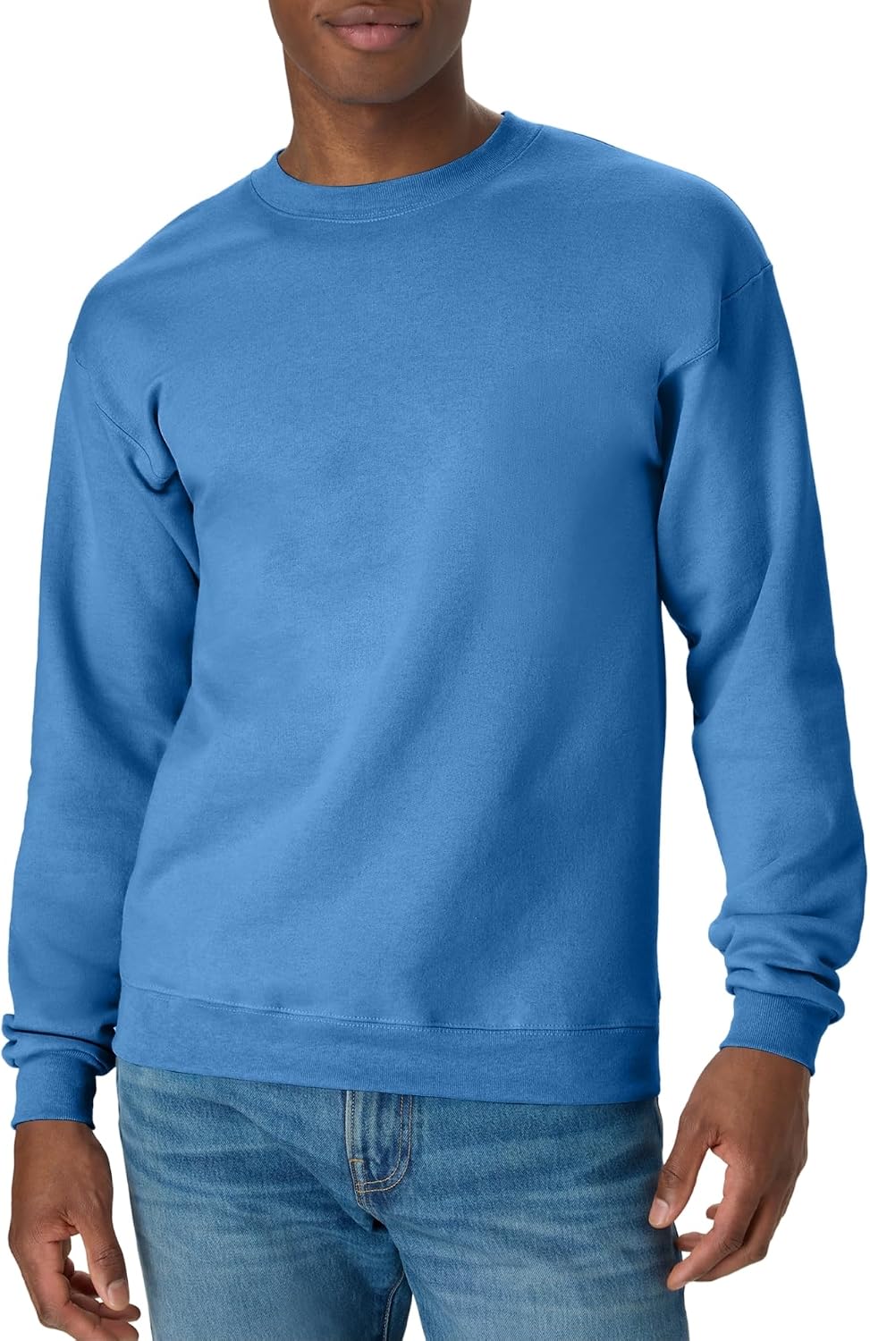 Sweat-shirt Hanes pour homme, sweat-shirt col rond en molleton EcoSmart, tailles grandes et très grandes disponibles, lot de 1 ou 2