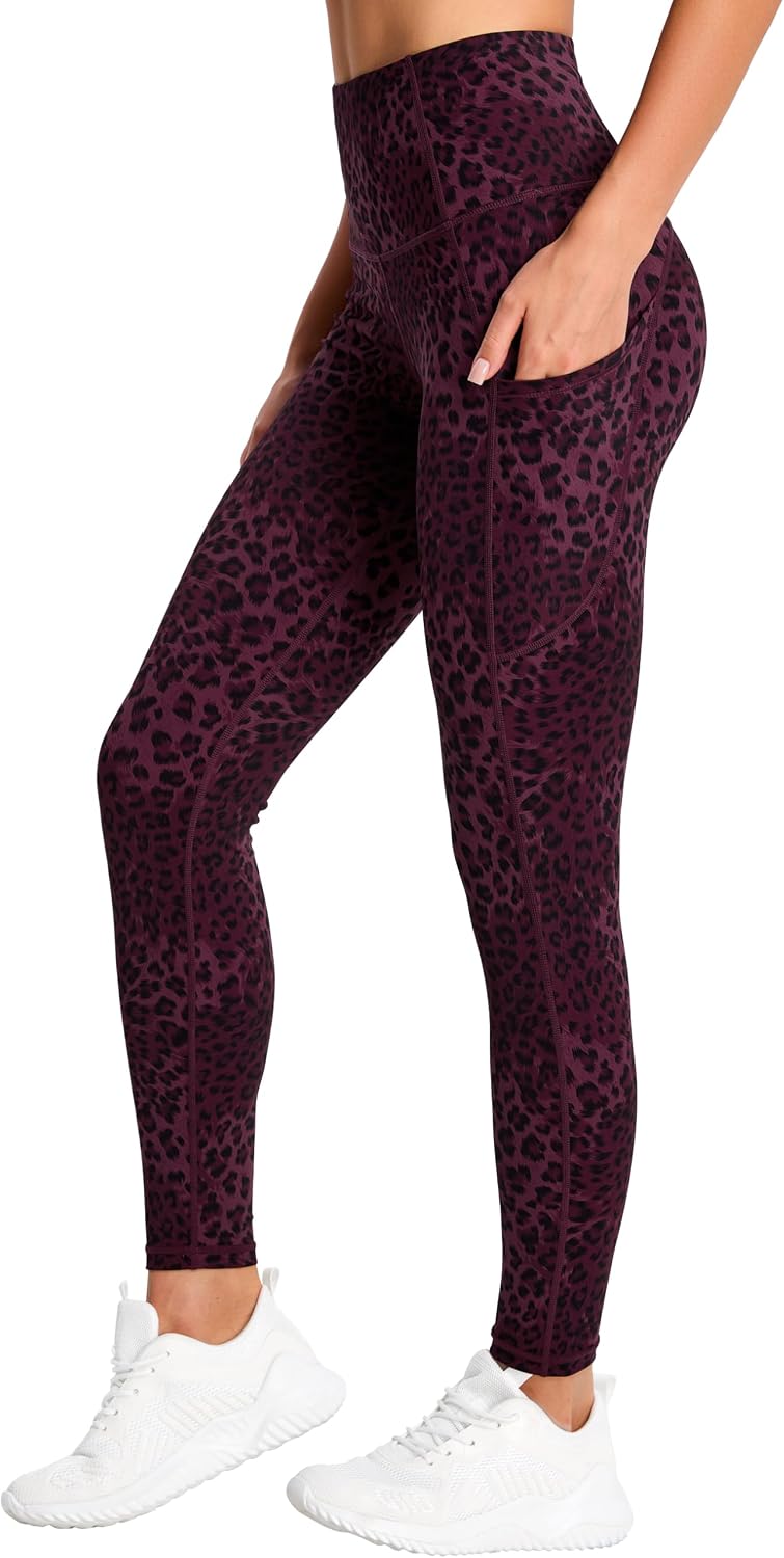 THE GYM PEOPLE Damen Yoga-Leggings mit hoher Taille und blickdichtem Stoff für das Training