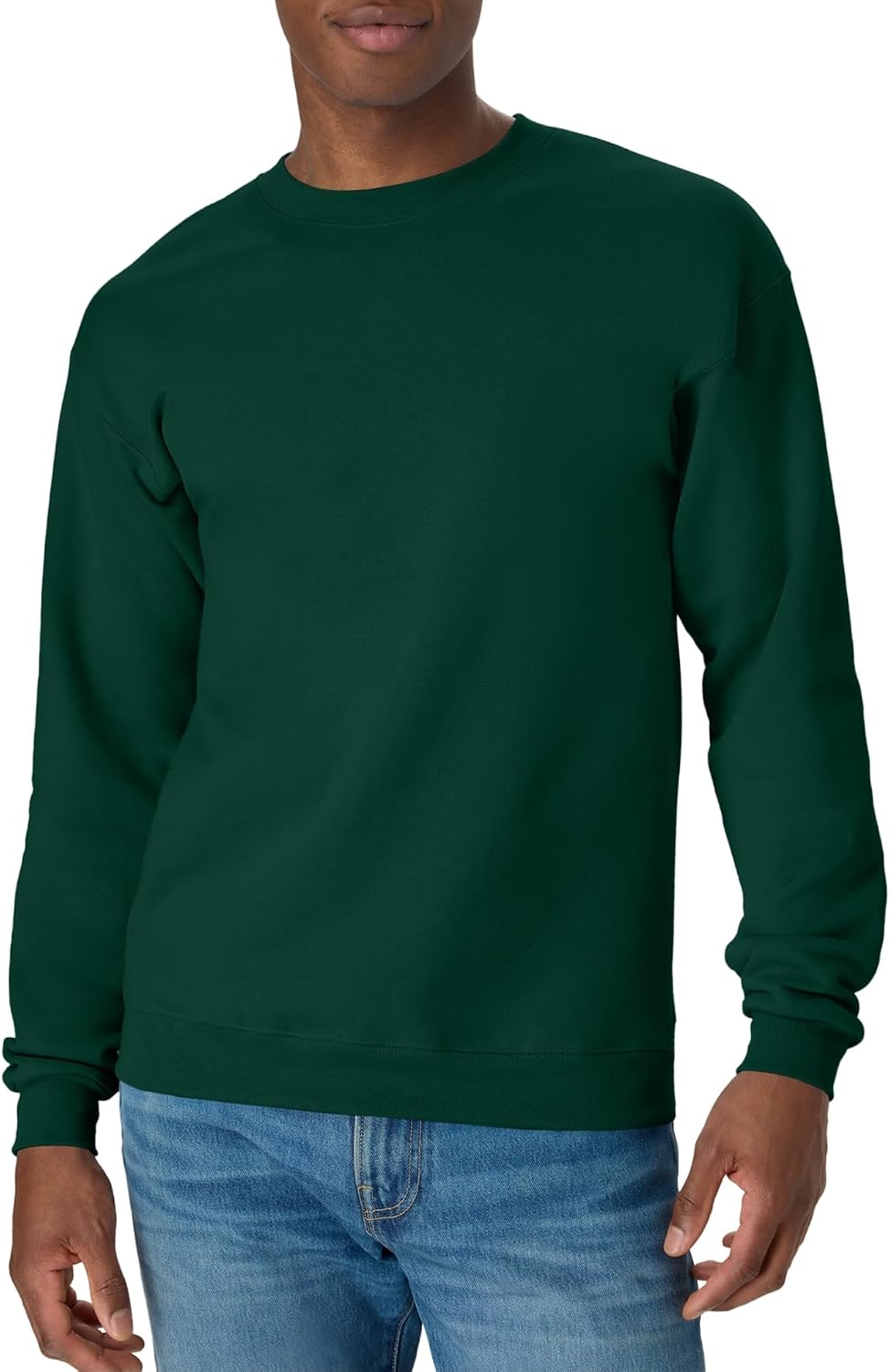 Sweat-shirt Hanes pour homme, sweat-shirt col rond en molleton EcoSmart, tailles grandes et très grandes disponibles, lot de 1 ou 2
