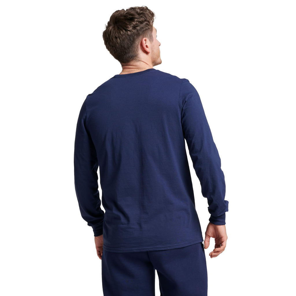 Russell Athletic Men's Dri-Power Long Sleeve Tees, Moisture Wicking, Odor Protection, UPF 30+