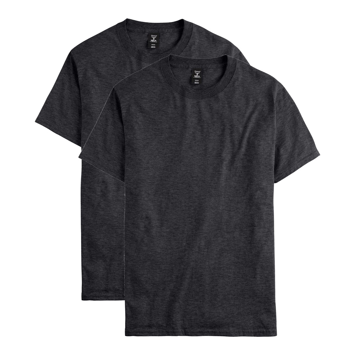 Hanes Men's Beefy-T Cotton Crewneck T-Shirt, 2-Pack, Big & Tall Sizes