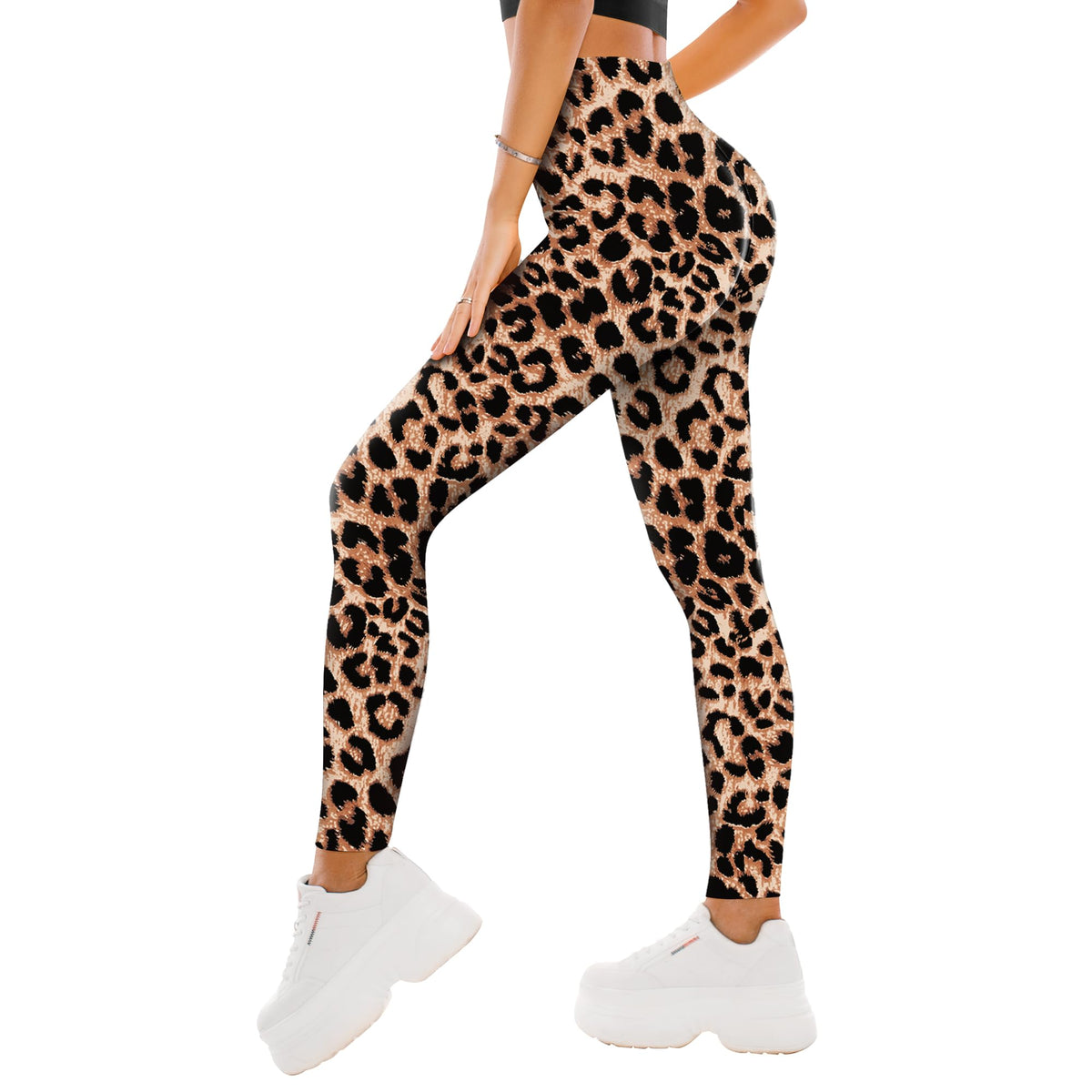SINOPHANT Damen-Leggings mit hohem Bund – Buttery-Soft Yoga-Hosen in voller Länge/Capri für Training und Sport