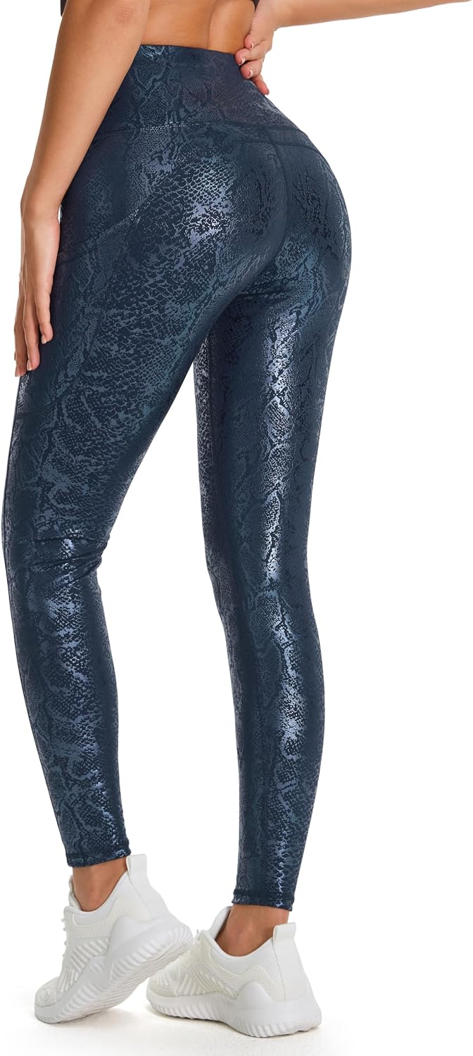 THE GYM PEOPLE Damen Yoga-Leggings mit hoher Taille und blickdichtem Stoff für das Training