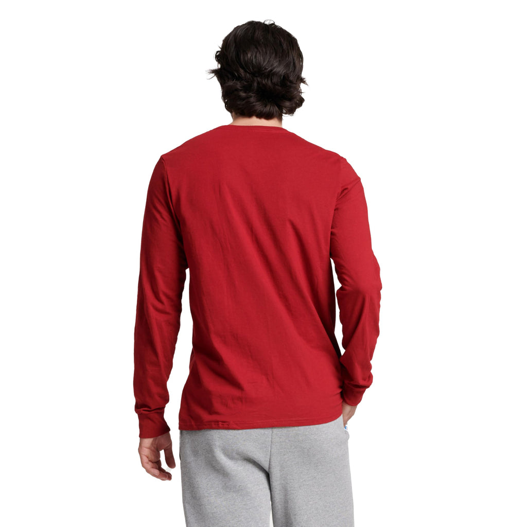 Russell Athletic Men's Dri-Power Long Sleeve Tees, Moisture Wicking, Odor Protection, UPF 30+