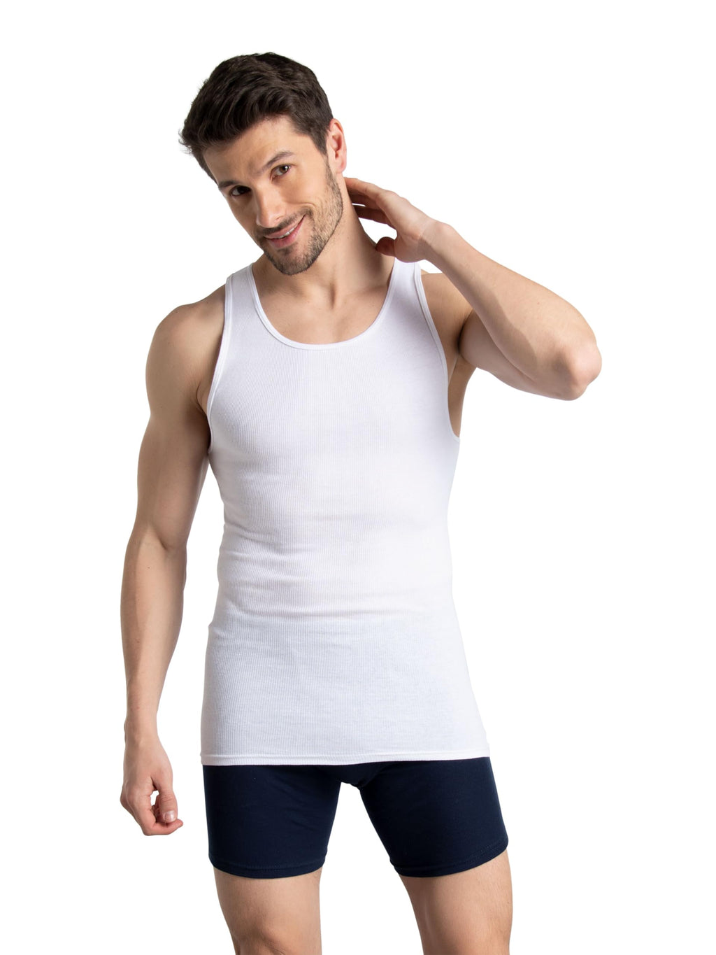 Fruit of the Loom Men's Sleeveless Tag Free Moisture Wicking Tank A-Shirt