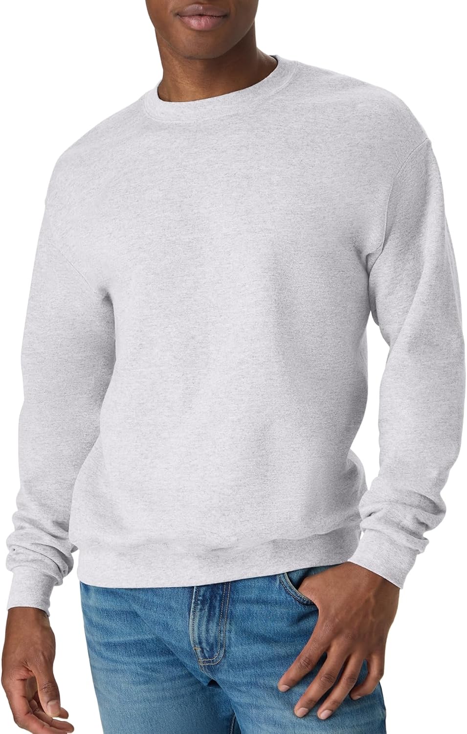 Sweat-shirt Hanes pour homme, sweat-shirt col rond en molleton EcoSmart, tailles grandes et très grandes disponibles, lot de 1 ou 2