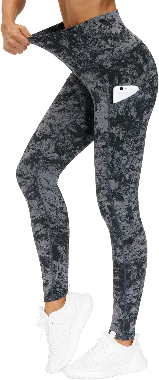THE GYM PEOPLE Damen Yoga-Leggings mit hoher Taille und blickdichtem Stoff für das Training