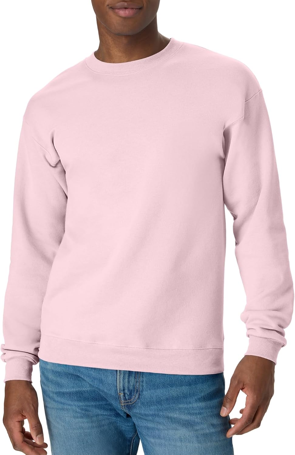 Sweat-shirt Hanes pour homme, sweat-shirt col rond en molleton EcoSmart, tailles grandes et très grandes disponibles, lot de 1 ou 2