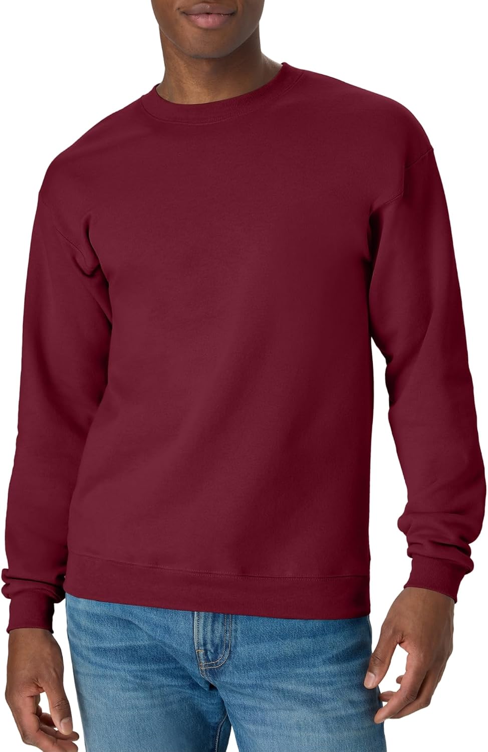 Sweat-shirt Hanes pour homme, sweat-shirt col rond en molleton EcoSmart, tailles grandes et très grandes disponibles, lot de 1 ou 2