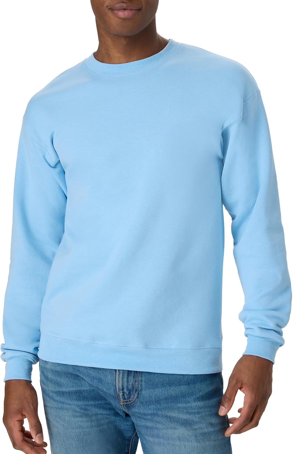Sweat-shirt Hanes pour homme, sweat-shirt col rond en molleton EcoSmart, tailles grandes et très grandes disponibles, lot de 1 ou 2