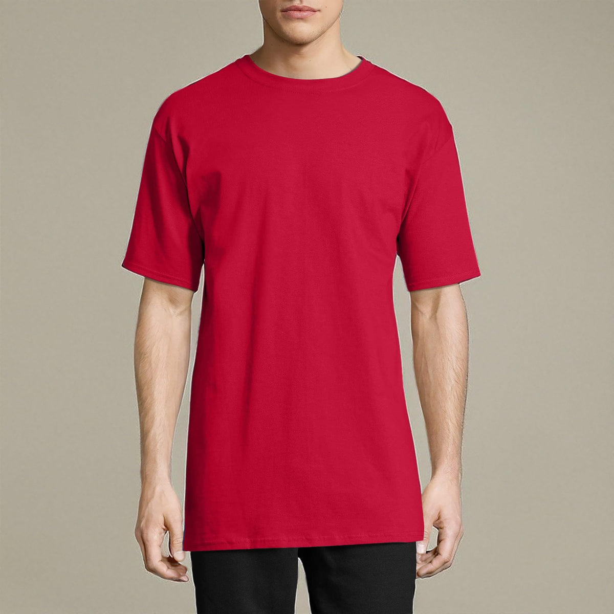 Hanes Men's Beefy-T Cotton Crewneck T-Shirt, 2-Pack, Big & Tall Sizes