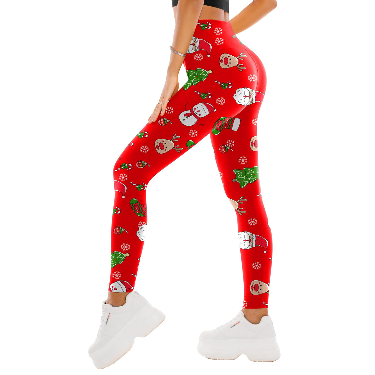 SINOPHANT Damen-Leggings mit hohem Bund – Buttery-Soft Yoga-Hosen in voller Länge/Capri für Training und Sport