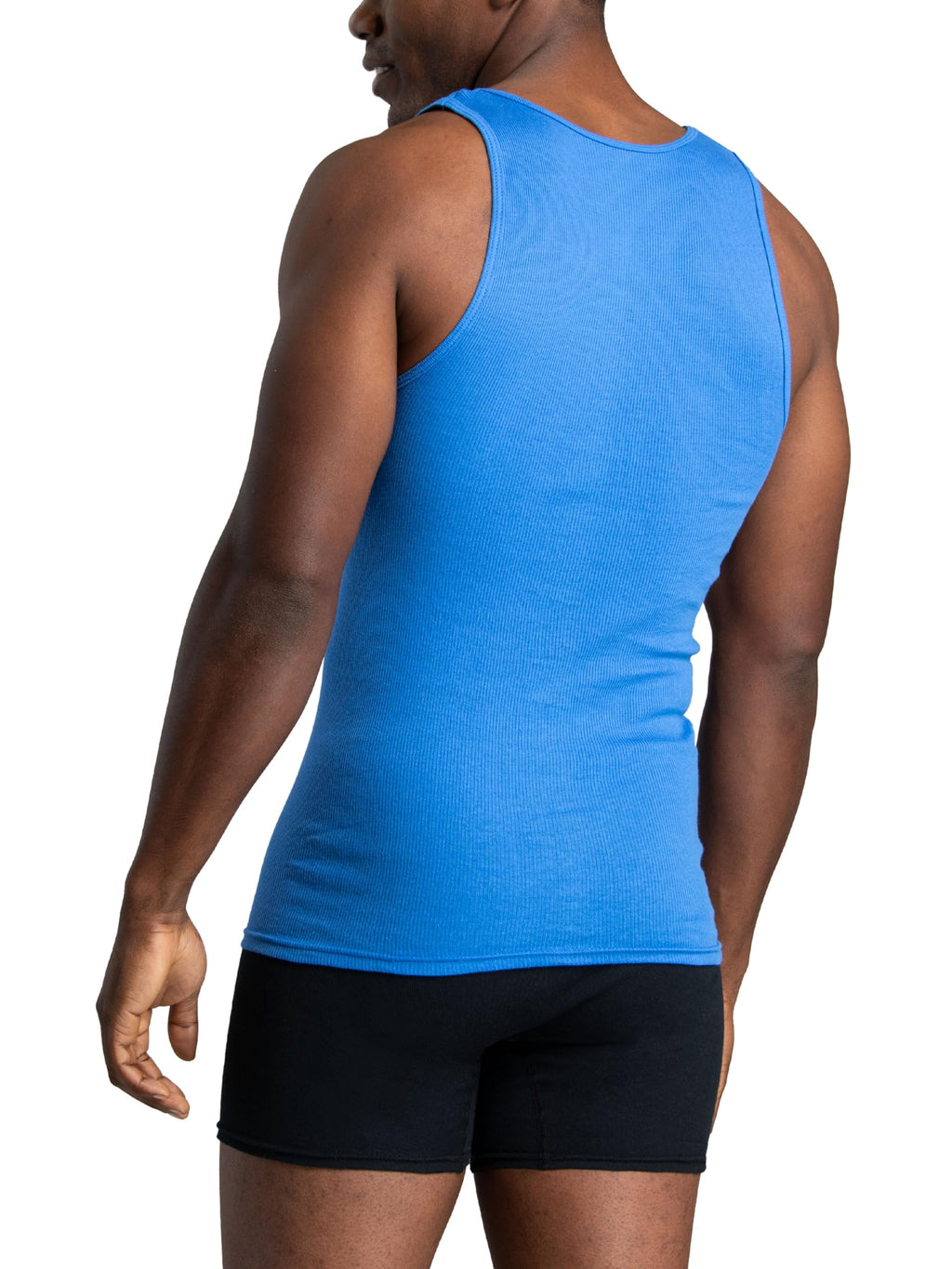 Fruit of the Loom Men's Sleeveless Tag Free Moisture Wicking Tank A-Shirt