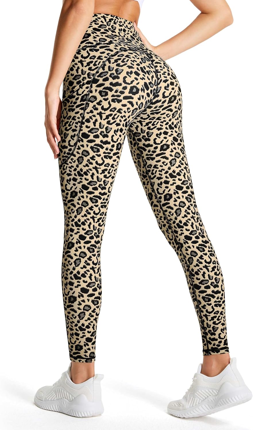 THE GYM PEOPLE Damen Yoga-Leggings mit hoher Taille und blickdichtem Stoff für das Training