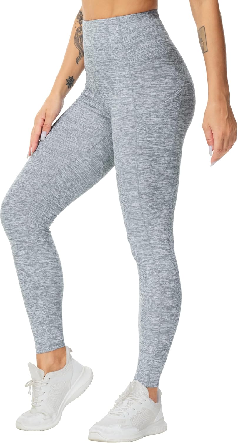 THE GYM PEOPLE Damen Yoga-Leggings mit hoher Taille und blickdichtem Stoff für das Training