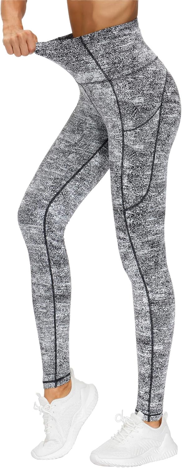 THE GYM PEOPLE Damen Yoga-Leggings mit hoher Taille und blickdichtem Stoff für das Training