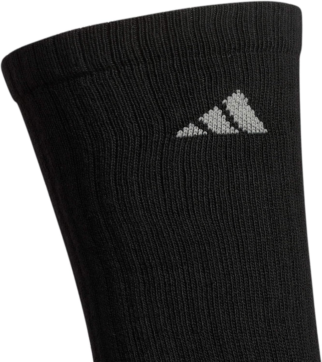 adidas Mens Athletic Crew Socks 6 Pairs Casual - White