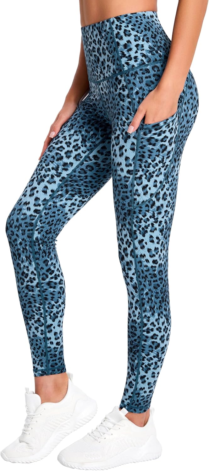 THE GYM PEOPLE Damen Yoga-Leggings mit hoher Taille und blickdichtem Stoff für das Training