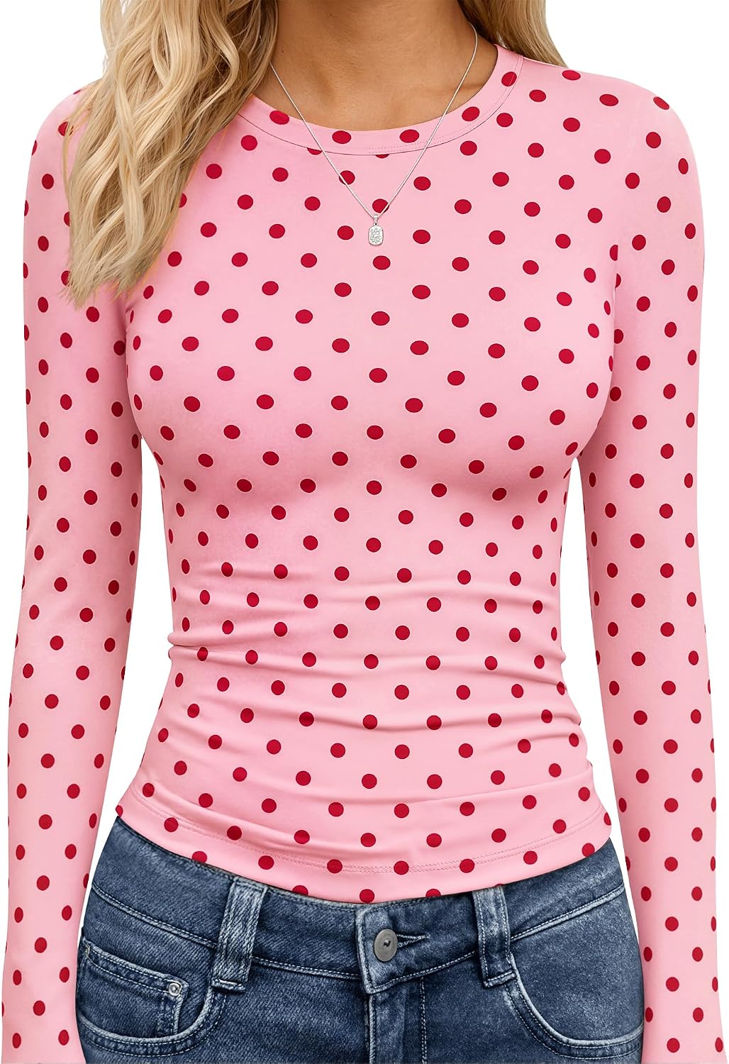 TNNZEET Haut à manches longues pour femme, mode automne, haut court de sport, style Y2K 2026