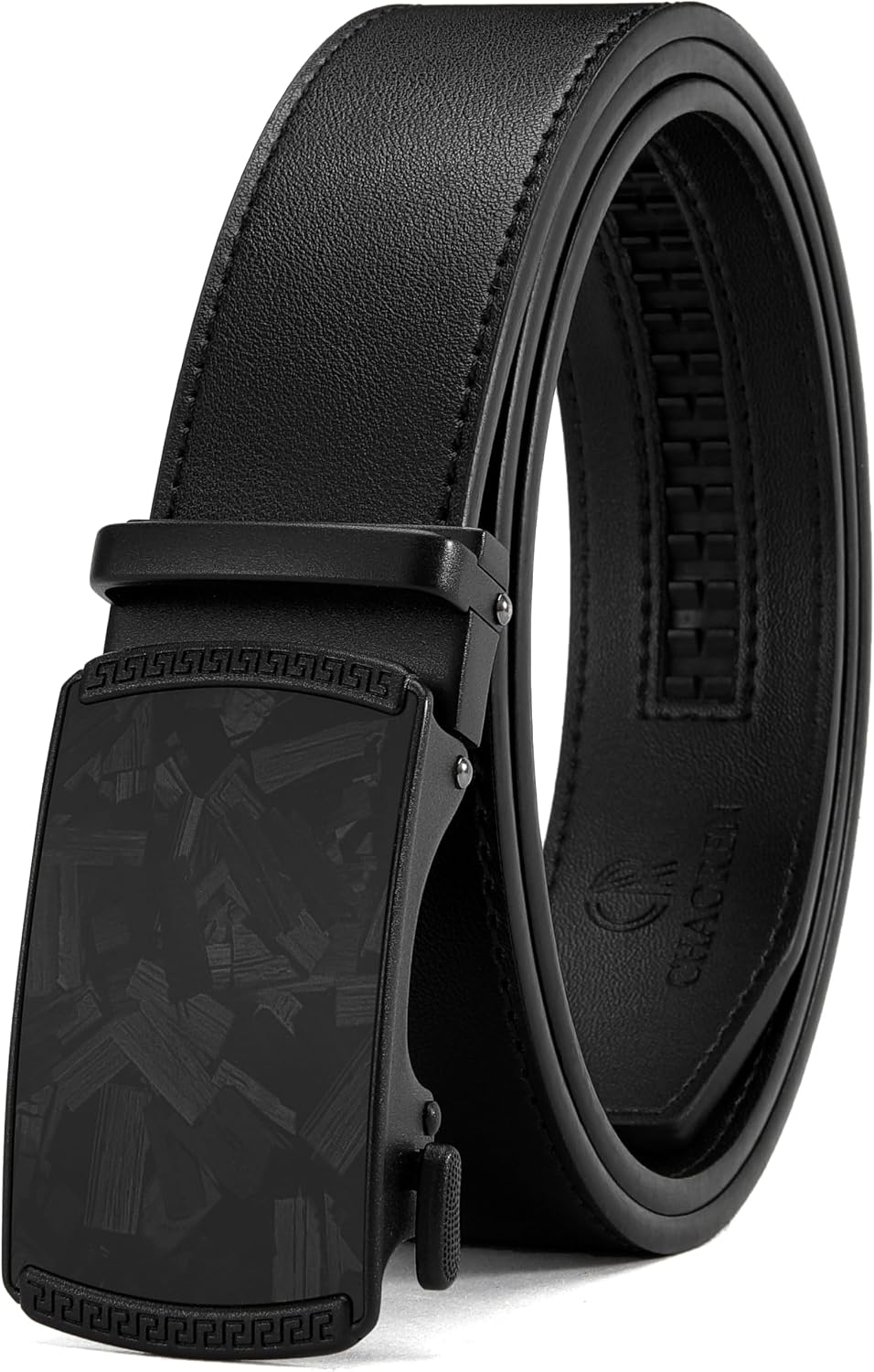 CHAOREN Herren-Ledergürtel mit Ratschenverschluss - individuell anpassbar (35 mm)