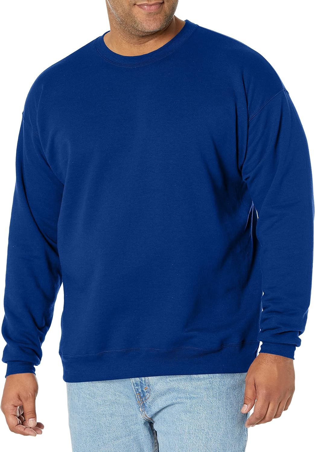 Sweat-shirt Hanes pour homme, sweat-shirt col rond en molleton EcoSmart, tailles grandes et très grandes disponibles, lot de 1 ou 2