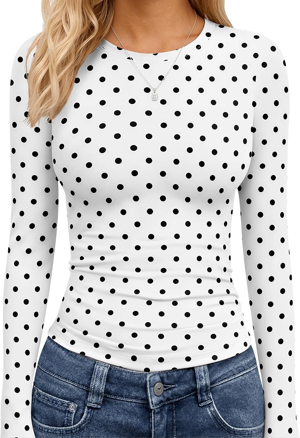 TNNZEET Haut à manches longues pour femme, mode automne, haut court de sport, style Y2K 2026