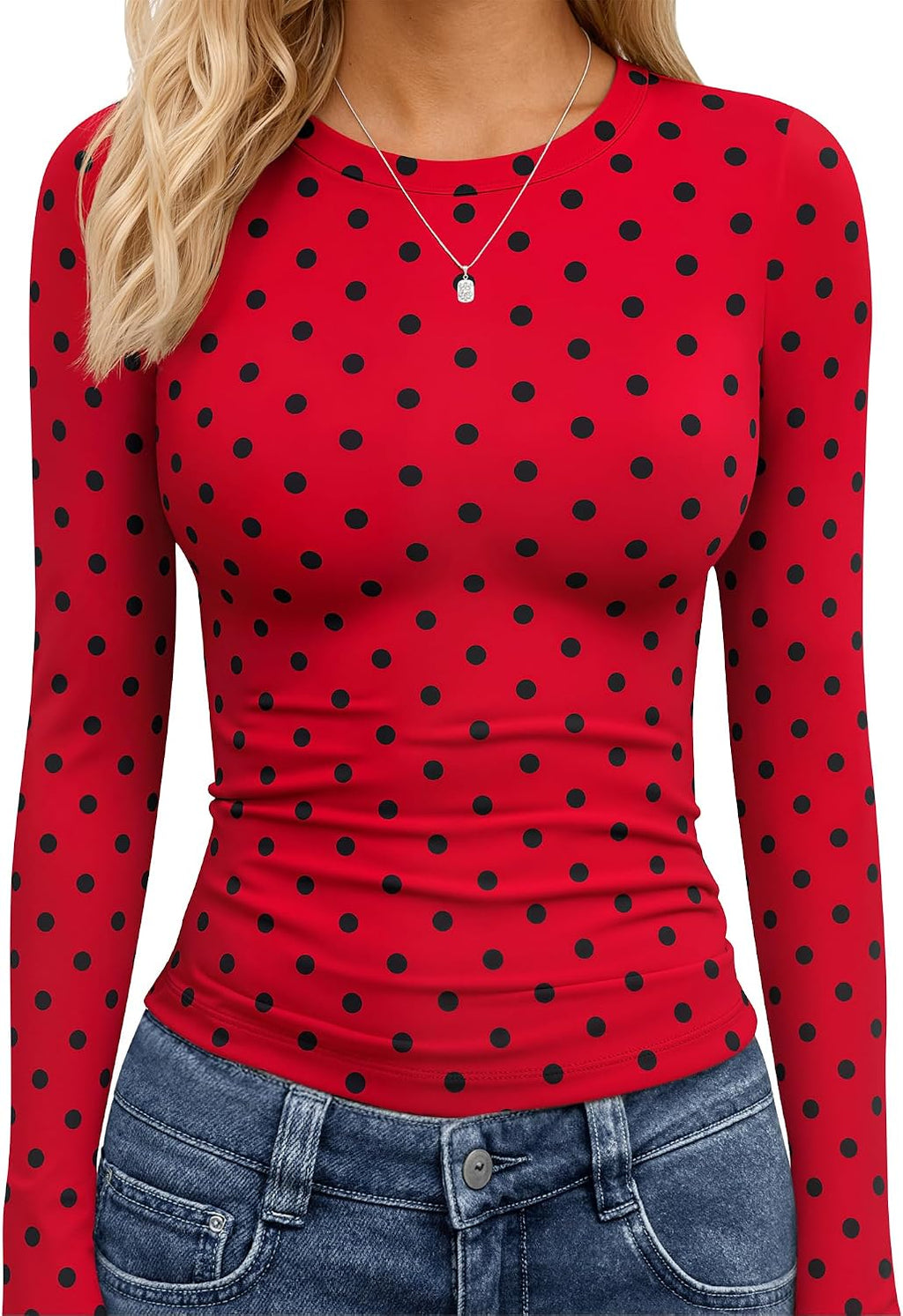 TNNZEET Haut à manches longues pour femme, mode automne, haut court de sport, style Y2K 2026
