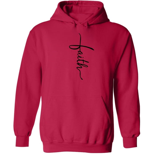 Sweat à capuche graphique pour homme avec illustration de croix et inscription Faith noir