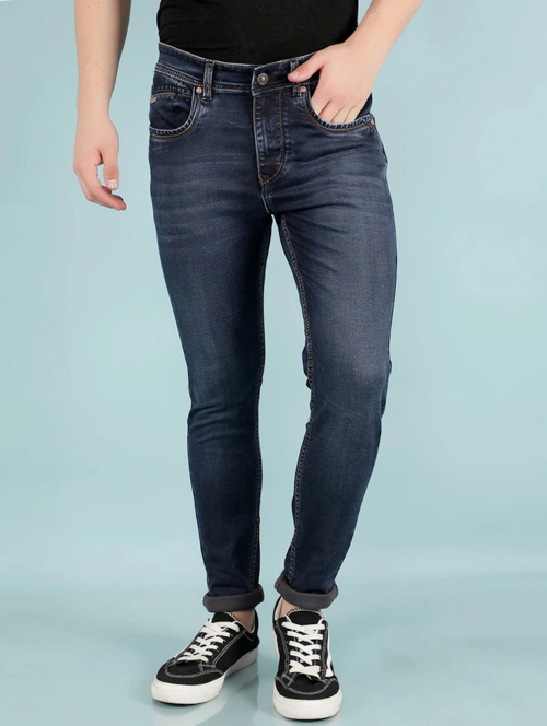 Herren-Jeans im Skinny Fit (Größe 32) (Farbe Blau)