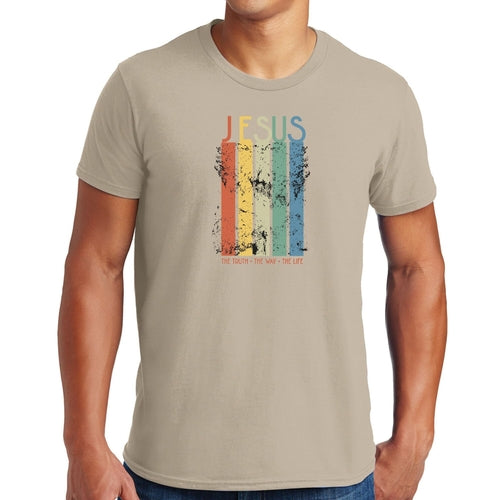 T-shirt graphique pour homme La vérité, le chemin, la vie