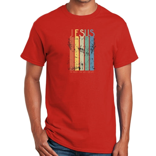 T-shirt graphique pour homme La vérité, le chemin, la vie