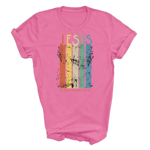 T-shirt graphique pour homme La vérité, le chemin, la vie
