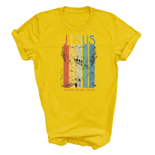T-shirt graphique pour homme La vérité, le chemin, la vie