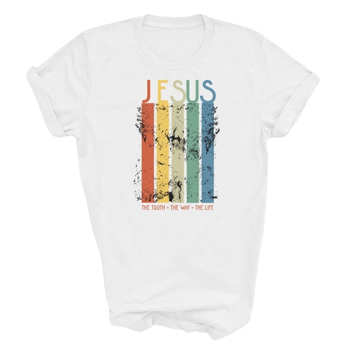T-shirt graphique pour homme La vérité, le chemin, la vie