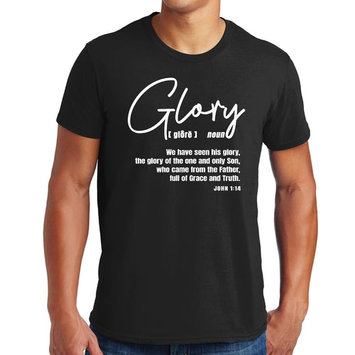 Herren-Grafik-T-Shirt Glory – Christliche Inspiration