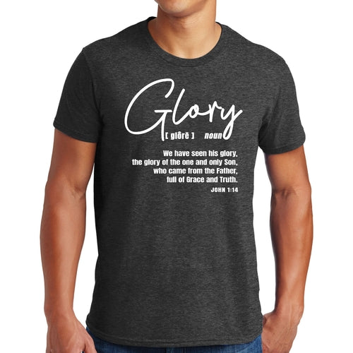 Herren-Grafik-T-Shirt Glory – Christliche Inspiration