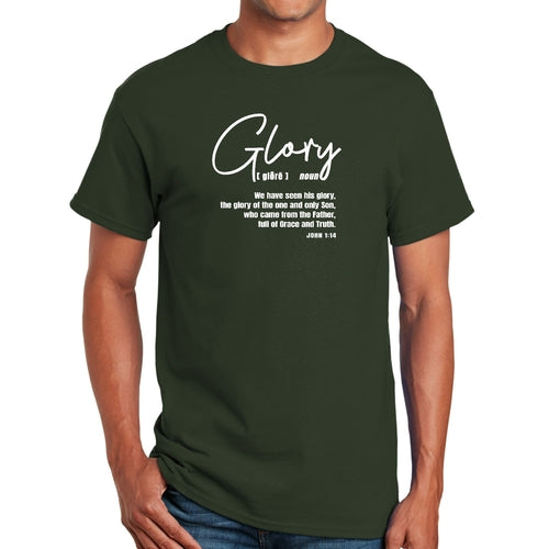 Mens Graphic T-shirt Glory - Christian Inspiration