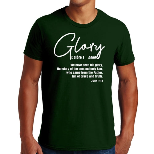 Herren-Grafik-T-Shirt Glory – Christliche Inspiration