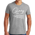 Mens Graphic T-shirt Glory - Christian Inspiration