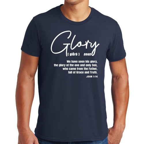 Herren-Grafik-T-Shirt Glory – Christliche Inspiration