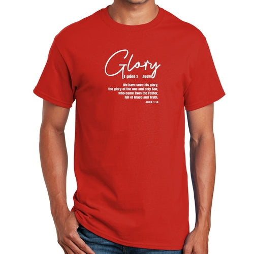 Mens Graphic T-shirt Glory - Christian Inspiration