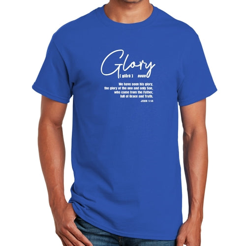 Mens Graphic T-shirt Glory - Christian Inspiration