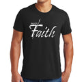 Mens Graphic T-shirt Inspire Faith White Print