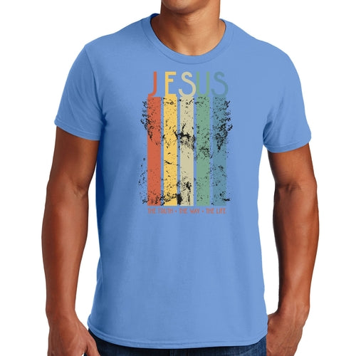 T-shirt graphique pour homme La vérité, le chemin, la vie