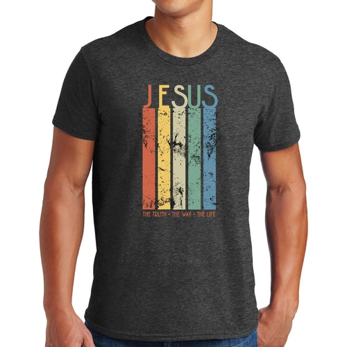 T-shirt graphique pour homme La vérité, le chemin, la vie