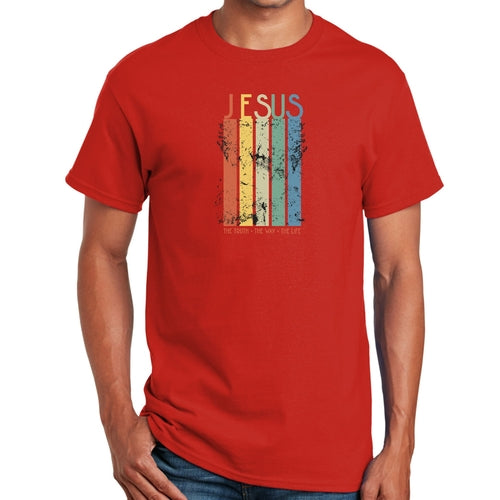 T-shirt graphique pour homme La vérité, le chemin, la vie