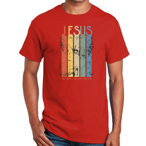 T-shirt graphique pour homme La vérité, le chemin, la vie