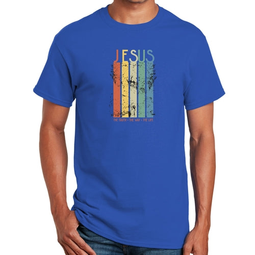 T-shirt graphique pour homme La vérité, le chemin, la vie