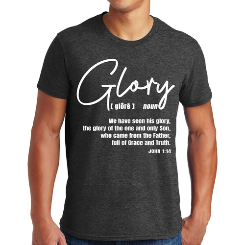 Mens Graphic T-shirt Glory - Christian Inspiration